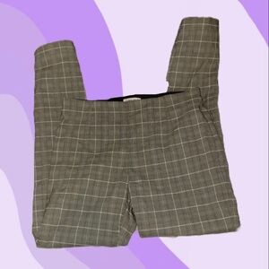 Calvin Klein Gray Plaid Pants size 10